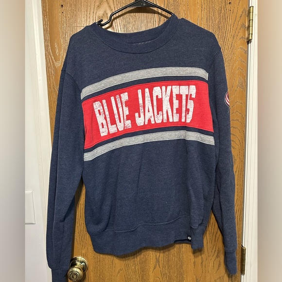 Columbus Blue Jackets Crewneck Sweatshirt - Picture 1 of 5